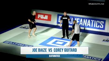 Joe Baize vs Corey Guitard BJJ Fanatics Submission Only Grand Prix