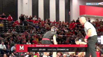 125lbs Match: Malik Heinselman, Ohio State vs Brandon Cray, Maryland