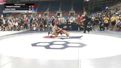 132 lbs Champ. Rd Of 32 - Kenneth Barnes, Texas vs Gable Uhrig, South Dakota