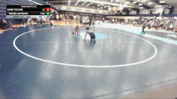 125 lbs Cons. Round 4 - Gabe Tulone, Ursinus vs Deven Jackson, Elizabethtown