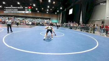 132 lbs Cons. Round 4 - Joaquin Flores, Pahrump Valley vs Michaelangelo DeLeon, Oakdale