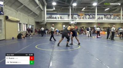 285 lbs Consi Of 8 #2 - Edgar Ruano, Clarion vs Nolan Terrance, University At Buffalo Unattached