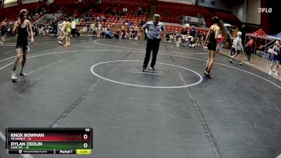 96 lbs Round 2 (6 Team) - Dylan Osolin, Lake WC vs Knox Bowman, TB Legacy