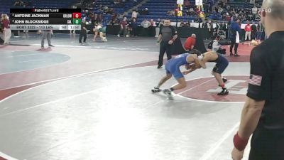 113 lbs Semifinal - Antoine Jackman, Greater Lowell vs John Blocksidge, Salem, NH