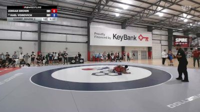 70 kg Champ. Round 2 - Jordan Brown, Bearcat Wrestling Club vs Kael Voinovich, Hawkeye Wrestling Club