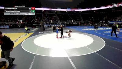 126 lbs Champ. Round 1 - Allison Carman, Port Jervis-9 vs Amy Erikson, Niskayuna-Schenectady-2