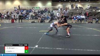 70 lbs Quarterfinal - Oscar Obregon, Bulldog Premier Wrestling Club vs Jon Luke Austin, Contenders Wrestling Academy