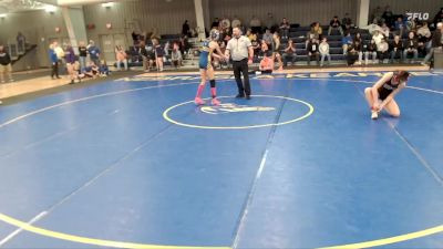 125 lbs Round 5 - Kaison Miller, Norton Community HS vs Brooklynn Kelly, Great Bend HS