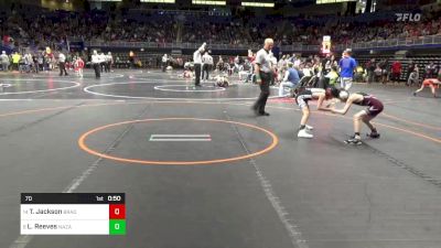 70 lbs Consi Of 16 #2 - Trey Jackson, Bradford vs Liam Reeves, Nazareth