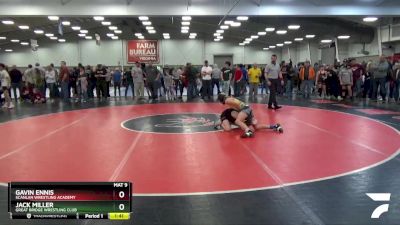 97 lbs Champ. Round 2 - Gavin Ennis, Scanlan Wrestling Academy vs Jack Miller, Great Bridge Wrestling Club