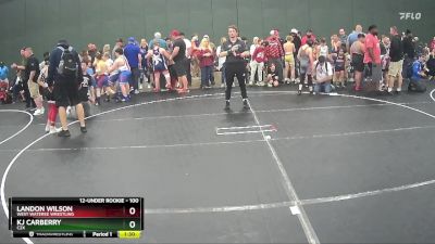 100 lbs Round 3 - Landon Wilson, West Wateree Wrestling vs Kj Carberry, C2X