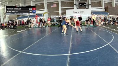 150 lbs Champ. Round 1 - Wyatt Bingham, Utah vs Adam Angulo, Arizona