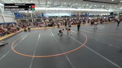 90 lbs Semifinal - Cullen Morgan, Wrestling University vs Mekai Lawniczak Hons, Unattached