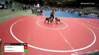 45 lbs Semifinal - Brooklyn Jackson, Cowboy Wrestling Club vs Nelli (Ketzy) Martinez, StandFast Wrestling