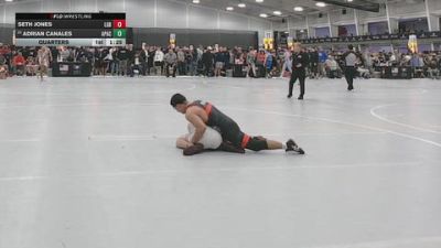 132 lbs Quarters - Seth Jones, Lake Gibson Braves vs Adrian Canales, Apple Academy