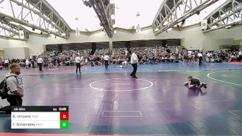 48-B lbs Quarterfinal - Blain Ronzano, Parkland vs Francis Schemeley, Pride WC