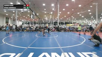 115 lbs Quarterfinal - Jasper Kling, Steller Trained Bossk - HSC vs Ethan Andreula, Prestige Worldwide Blue - HSC