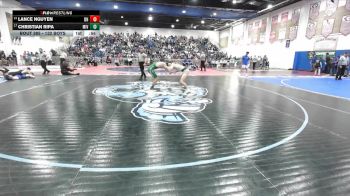 132 Boys Cons. Round 2 - Lance Nguyen, Del Norte vs Christian Ripa, Mission Vista