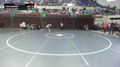 190 lbs Quarterfinal - Jack Solinger, Wando vs Ethan Vaught, Clover
