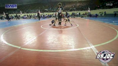 43 lbs Consi Of 8 #2 - Cole Terrell, F-5 Grappling vs Zerek Marin, Woodward Youth Wrestling