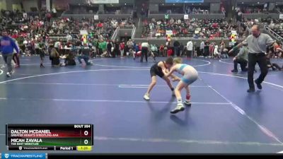80 lbs Cons. Round 3 - Dalton McDaniel, Greater Heights Wrestling-AAA vs Micah Zavala, The Best Wrestler