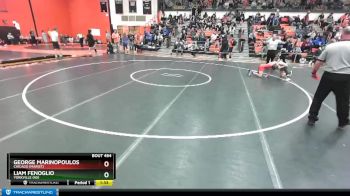 106 lbs Quarterfinal - Liam Fenoglio, YORKVILLE (HS) vs George Marinopoulos, Chicago (MARIST)