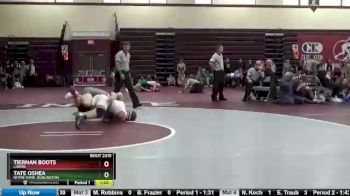 132 lbs 5th Place Match - Tate Oshea, Notre Dame, Burlington vs Tiernan Boots, Lisbon