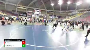 120 lbs Cons. Round 5 - Jaxon Mackey, Legends Of Gold Las Vegas vs Braiden Kort, Nebraska