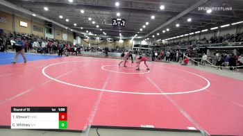 138 lbs Round Of 16 - Ty Stewart, Tyngsborough/Dracut vs Caleb Whitney, Otter Valley