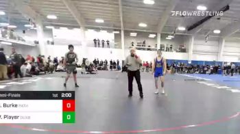 170 lbs Semifinal - Bobby Burke, Pathfinder vs Vincent Player, Duxbury