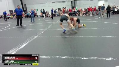 165 lbs Round 6 (8 Team) - Jack Lilly, South Side WC Blue vs Ian Karlin, Team Tugman WC