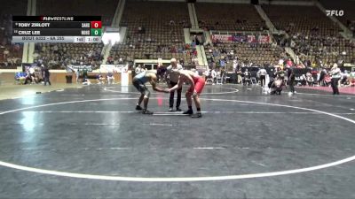 6A 285 lbs Cons. Round 4 - Toby Zirlott, Saraland vs Cruz Lee, Northridge High School