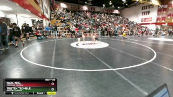 120 lbs Quarterfinal - Tristen Tromble, Natrona County vs Isael Beal, Cheyenne Central