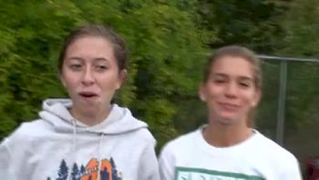 Fiona Hendry and Emily Durgin Cheverus XC Meet
