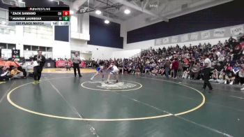 113 lbs 1st Place Match - Zack Samano, Chino vs Hunter Jauregui, Fountain Valley