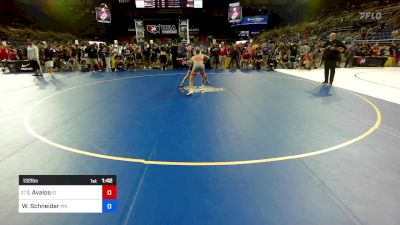 132 lbs Cons 64 #2 - Ian Avalos, ID vs William Schneider, MN