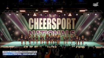 Knoxville Twisters - Weather Girls [2026 L3 Junior - D2 - Medium Day 2] 2026 CHEERSPORT National All Star Cheerleading Championship
