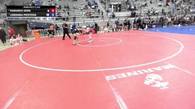 U20 Women - 57 lbs Semis - Kaidance Gerg, ID vs Lorianna Piestewa, NM