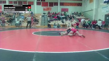 G 135 lbs Round 3 (6 Team) - Morgan Lake, Wathena-Riverside HS vs Cora Shaffer, Smith Center HS