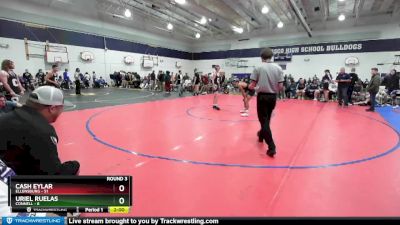 120 lbs Round 3 (4 Team) - Uriel Ruelas, Connell vs Cash Eylar, Ellensburg