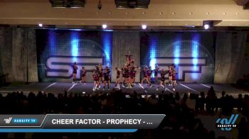 Cheer Factor - Prophecy - All Star Cheer [2022 L2 Junior - Medium Day 2] 2022 Spirit Fest Providence Grand National