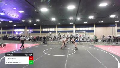 215 lbs Semifinal - Jax Finch, North Valley RTC vs Devin Kinlicheenie, Silver Creek Scrappers