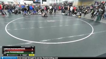 114 lbs Cons. Round 6 - Caleb Frankenberger, MO vs Adrian Phetxoumphone, IA