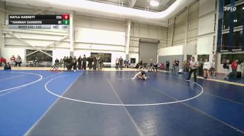 110 lbs Cons. Round 2 - Kayla Haskett, Syracuse vs Hannah Sanders, Mountain Crest