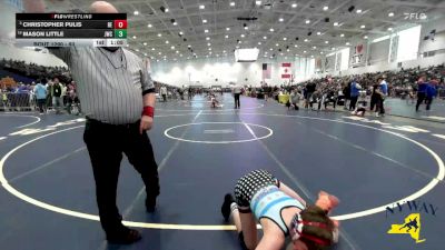 93 lbs Champ. Round 2 - Christopher Pulis, Brawler Elite vs Mason Little, Journeymen Wrestling Club