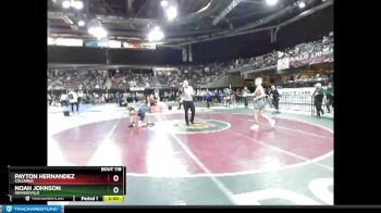 126 lbs Champ. Round 1 - Noah Johnson, Grangeville vs Payton Hernandez, Columbia
