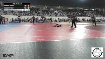 80 lbs Round Of 32 - Bash Hasley, Comanche MS vs Robert Frey, Prodigy Elite Wrestling
