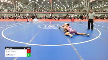 170A lbs Rr Rnd 3 - Kayleb Martin, Grain House Grapplers Wrestling Club vs Jared Marine, Oceanside