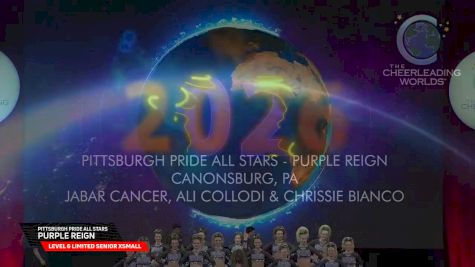 Pittsburgh Pride All Stars - Purple Reign [2026 L6 Limited Senior XSmall Semis] 2026 The Cheerleading Worlds