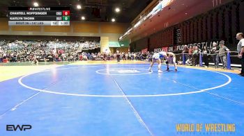 147 lbs Quarterfinal - Chantell Noffsinger, Creswell Mat Club vs Kaitlyn Thorn, Bozeman Wrestling Club